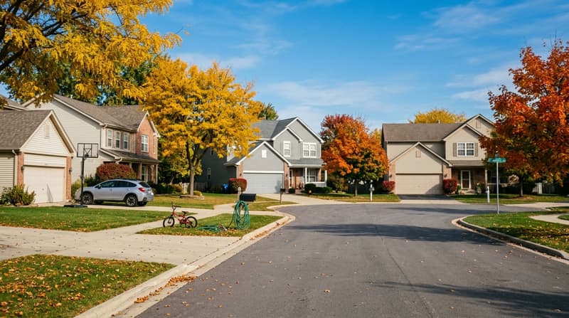 Bloomfield West, Bolingbrook, IL, illustrative neighborhood scene