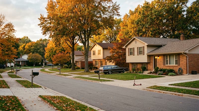 Winston Woods, Bolingbrook, IL, illustrative neighborhood scene