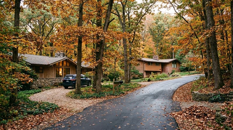 Denburn Woods, Downers Grove, IL, illustrative neighborhood scene