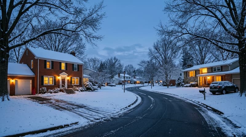 Century Oaks, Elgin, IL, illustrative neighborhood scene