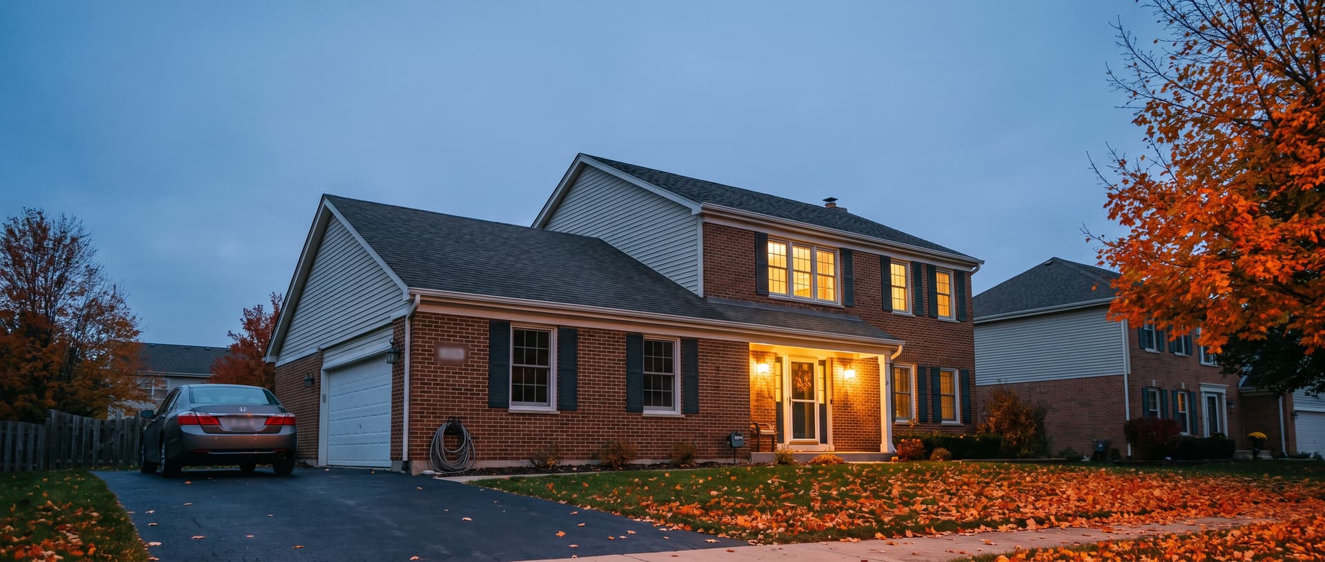 Illinois, illustrative scene of a typical home