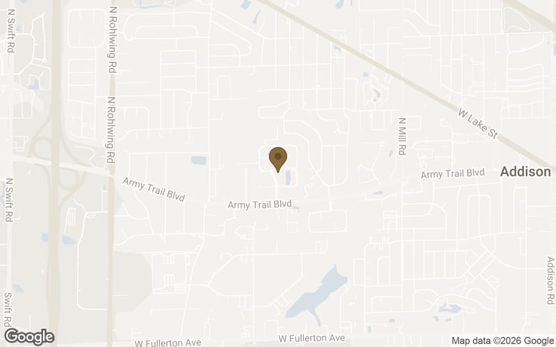 Map of Friar's Cove in Addison