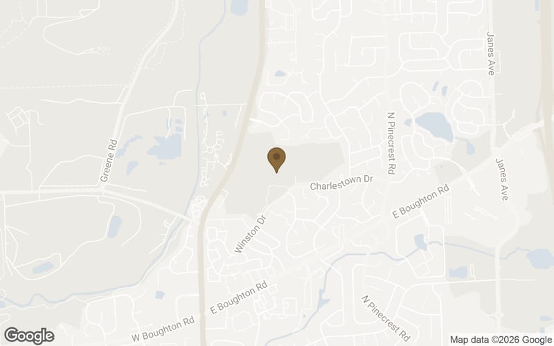 Map of Winston Woods in Bolingbrook