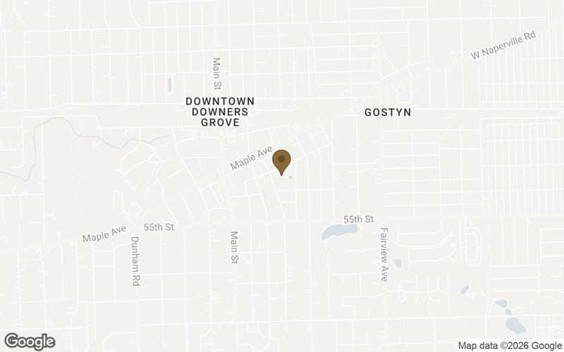 Map of Randall Park in Downers Grove